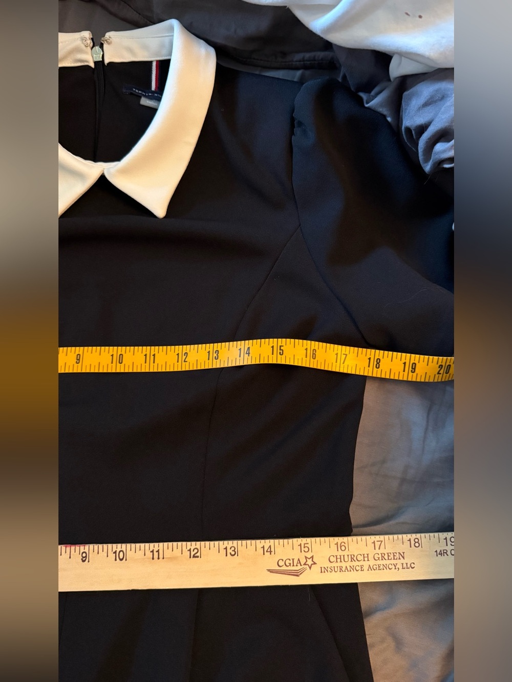 Tommy Hilfiger Collared Belted Jumpsuit 8 - Picture 7 of 7